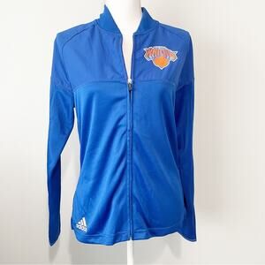 Adidas New York Knicks on court cheerleader zip up jacket size medium NBA